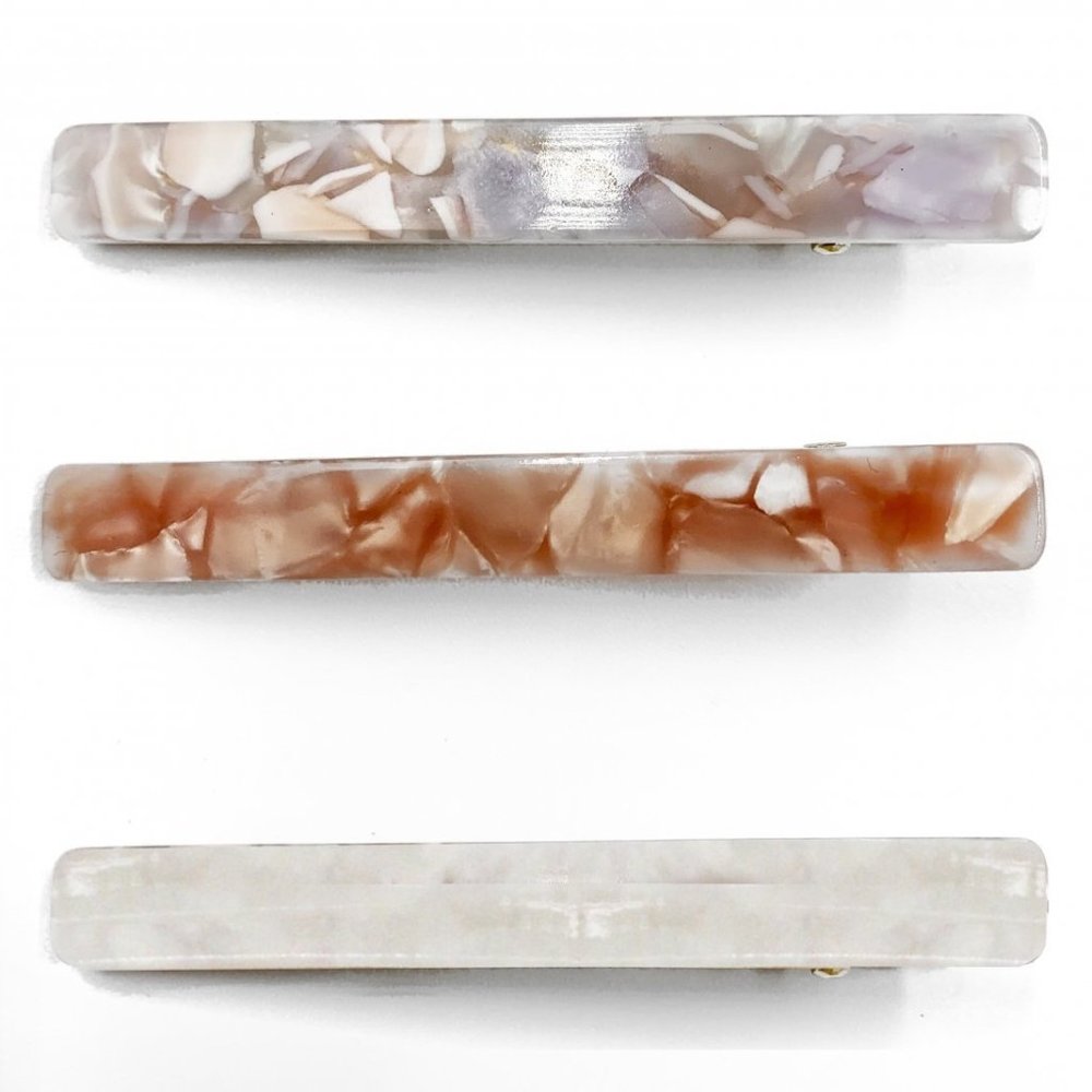 Runway Hair Clip Barettes Trio